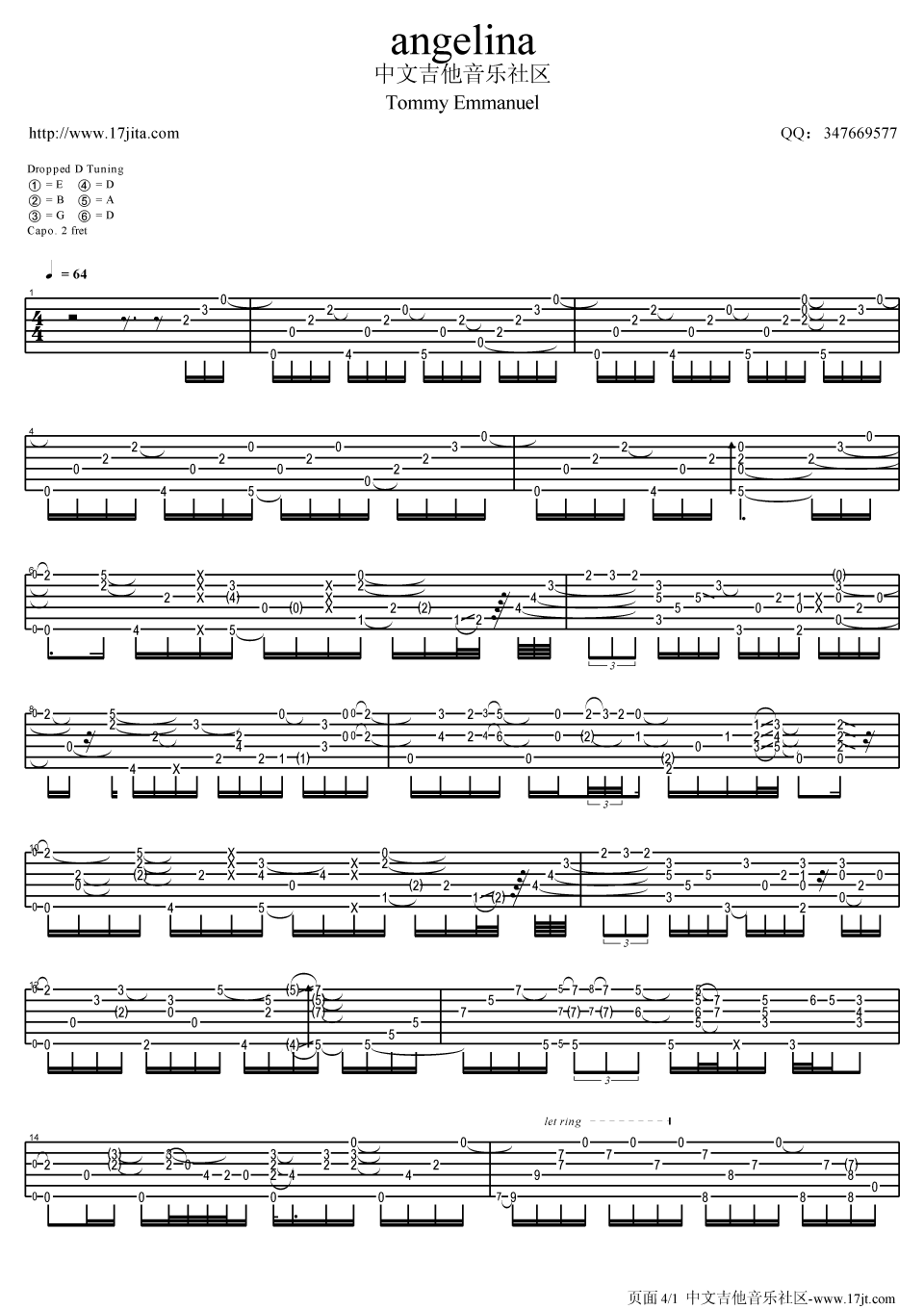 Tommy Emmanuel-angelina׸